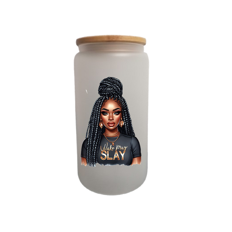 Slay Glass Jar